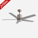 52-Inch Satin Nickel Ceiling Fan With 5 MDF Blade DC Motor