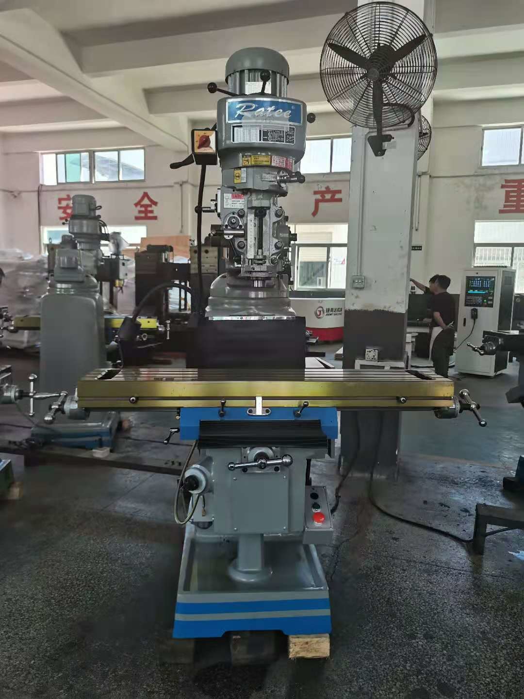 10*50inch 3HP R8 Spindle Manual Vertical Turret Milling Machine