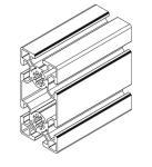 8 - 5050 V Slot Extrusion Aluminum Profiles For Guide Rails