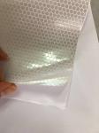 High Visibility PVC Honeycomb Reflective Flex Banner Printable For Advertisement