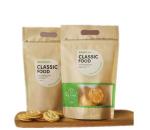 Top Quality Custom Logo Fda Food Grade Packing Brown Kraft Paper Bag With Zipper