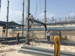 Professional Design Seven Flooes Steel Structure Frame For Building Sale