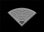 Special Shape LED Lens Reflector / LED Strip Lens D235*H9.4mm PC Material