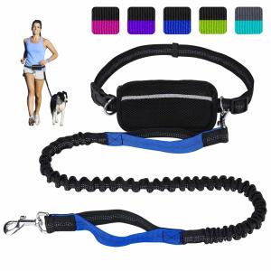 Wholesale Flexible Long Extendable Dog Lead Comfortable Hands Free With Dual Handles from china suppliers