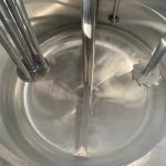 700kg Capacity Stainless Steel Double Layer Jacketed Liquid Mixing Tank with