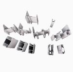 Cameroon Anodized Silver Mat Aluminum Extrusion Profiles 2.0mm For Swing Doors