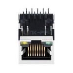 Hanrun HR911131A Compatible LINK-PP LPJG0801FBNL 100/1000 Base-T Tab Down Green