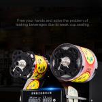 High Speed PET Automatic Bubble Tea Cup Sealing Machine 110V 50Hz 200kg