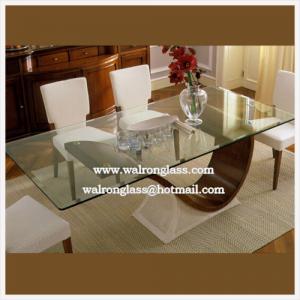 China tempered glass table top price on sale