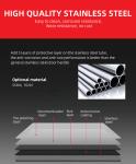 O Type Stainless Steel Glass Door Handle Suitable for Both Residential and