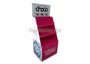 Wholesale FMCG Cardboard Shelf Display , 3 Shelf Chocolate Point Of Sale Display from china suppliers