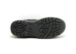 black suede leather and mesh rubber outsole cemented safety shoes