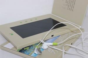 Wholesale 2w Touch screen video booklet , lcd video mailer for company intruction from china suppliers