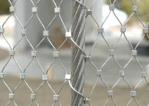 Wholesale Factory Sale 304 Stainless Steel Wire Rope Mesh Woven Stainless Steel Rope Mesh For Zoo Mesh from china suppliers