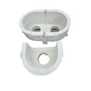 Wholesale AZSPT33 Fused Casting Brick For Glass Kiln Feeder Spout Resistant To Chemicals And Corrosion from china suppliers