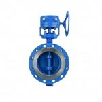 Handle to clamp butterfly valve Turbine butterfly valve