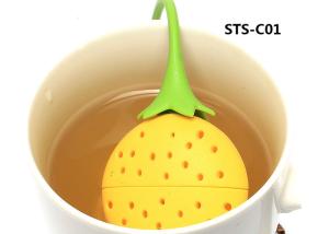 Wholesale Lemon Silicone Tea Infuser 20g / Loose Leaf Tea Strainer from china suppliers