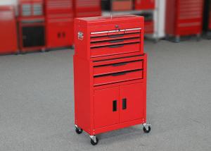 Wholesale ISO9001 24 Inch Red Color Garage Metal Tool Cabinet + Tool Chest Combo from china suppliers