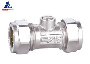 Wholesale Copper Pipe 15mm Brass Isolation Valve ISO9001 Plumbing Water Valve from china suppliers