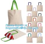 Creative advertising shopping colorful cotton canvas bag gold stamping bag with