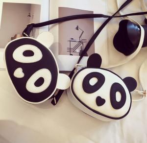 Wholesale Japan and South Korea female new winter shoulder bag cute cartoon panda diagonal package handbag tide from china suppliers