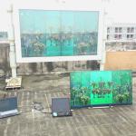 Ultra-narrow edge splicing screen 55 inch high brightness LCD screen 1920x1080