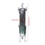 Printing Shops 150PSI 304 Stainless Steel Bag Filter Housing Industrial Sock