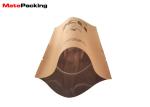 Stand Up Kraft Paper Biodegradable Packaging Bags Food Package With Zipper
