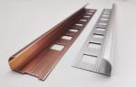Aluminium C channel Polishing Corner Strips Curved Round Extrusion profiles