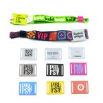 NFC Woven Fabric Programmable RFID Bracelet , RFID Chip Bracelet 350*15mm