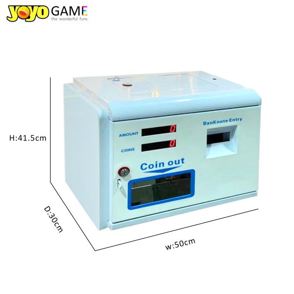 Amusement Park Coin Operated Coin Change Machine Bar Counter 24 Hours Automatic