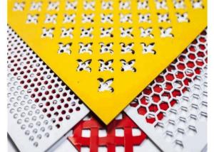 Wholesale Slotted Hole Punched Metal Screen Aluminum Perforated Panels Multiple Colors from china suppliers