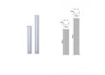 Passive Type Column PA System , Outdoor PA Speakers 4*3.5" Drive Units