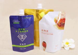 Wholesale Customize Handle Plastic Doypack Liquid Nozzle Spout Bags For Laundry Detergent from china suppliers