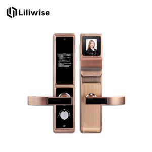 Wholesale Biometric Smart Face Recognition Door Lock Infrared Non - Touch Info - Collect Way from china suppliers