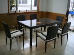 7pcs rattan set.