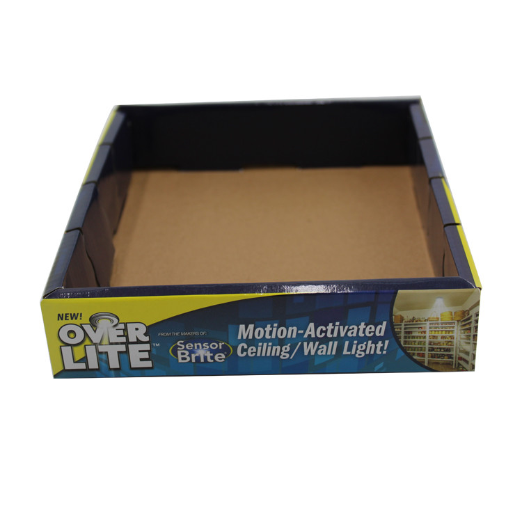 Corrugated Cardboard Trays With Custom Colorful Printed For LED Light