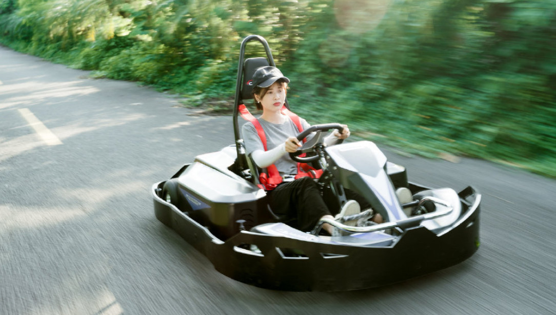 165Kg Sport Go Kart 48V 2H Charging Battery Powered Go Kart