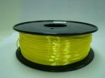 Yellow Colors 3D Printer Filament Polymer Composite ( Like Silk ) 1.75mm / 3.0mm