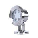 9W Underwater LED Lights Tempered Glass Material Ip65 Water Resistant