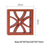 200mm Decorative Terracotta Bricks Exterior Hollow Clay Brick Abrasion Proof