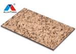 Stone Look Aluminum Composite Panel , Decorative Aluminium Exterior Wall Panels