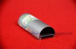 Short Silver Anodize Aluminum Alloy Extruded Profiles Of LED Fluorescent Tube