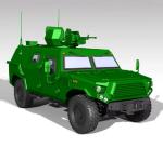 800cc Engine Displacement 3 Amphibious Military Armoured Vehicles