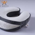 Soft Velvet Cover Material Portable Neck Support Travel Pillow for Road Trips