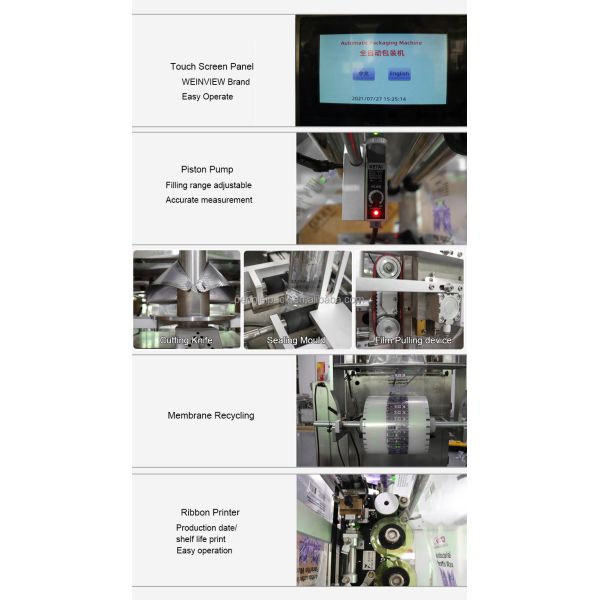 Popular Liquid Honey Sachet Vacuum Packing Machine Automatic Gel Ice Pack Paraffin Wax Melt Packaging Machine