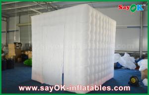Wholesale Inflatable Photo Booth Enclosure 1 Middle Door Inflatable Cube Photo Booth Tent With CE/UL Blower , Oxford Material from china suppliers