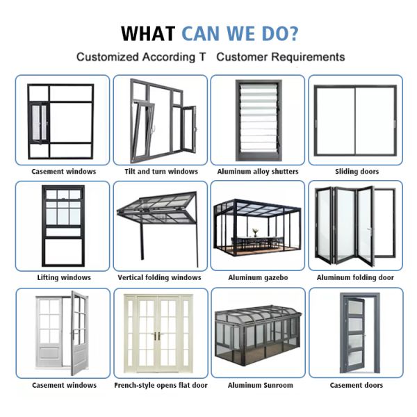 Customized Wholesale French Thermal Break Aluminum Door Window Fabrication Machinery More 5-Year Warranty YATTON Brand Warehouse