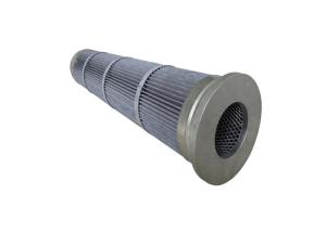 Wholesale 5um,0.5um,2um,0.2um Aluminized Coating Cylindrical HEPA Filter 25~55mm Pleat Width from china suppliers