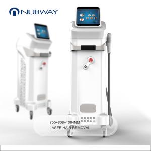 Wholesale TUV medical CE approved TEC cooling Triple wave length diode laser hair removal machine from china suppliers